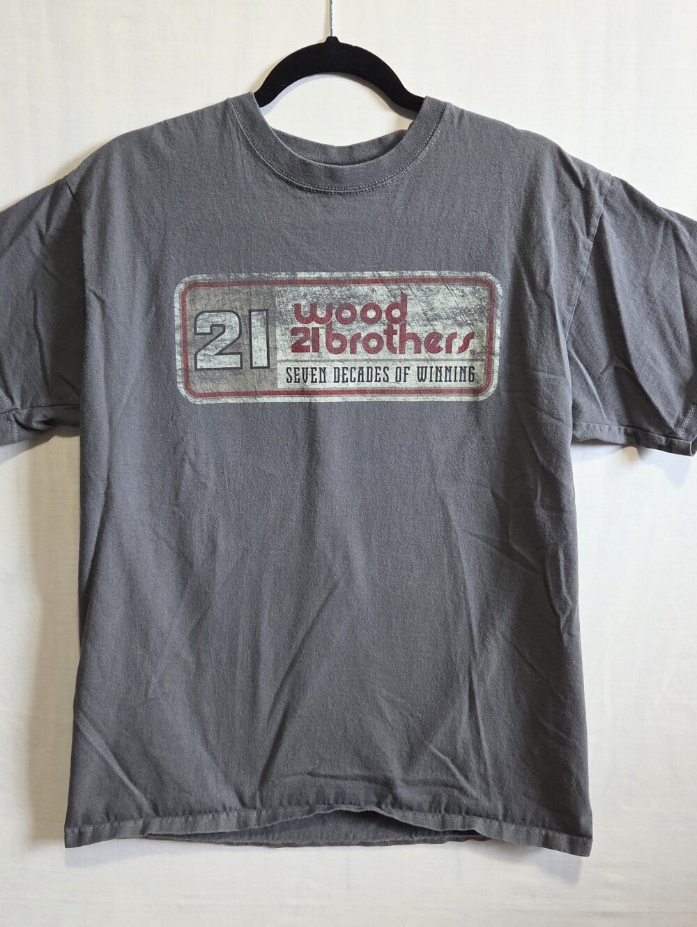 Chase Authentics Grey Wood Brothers Racing Shirt L
